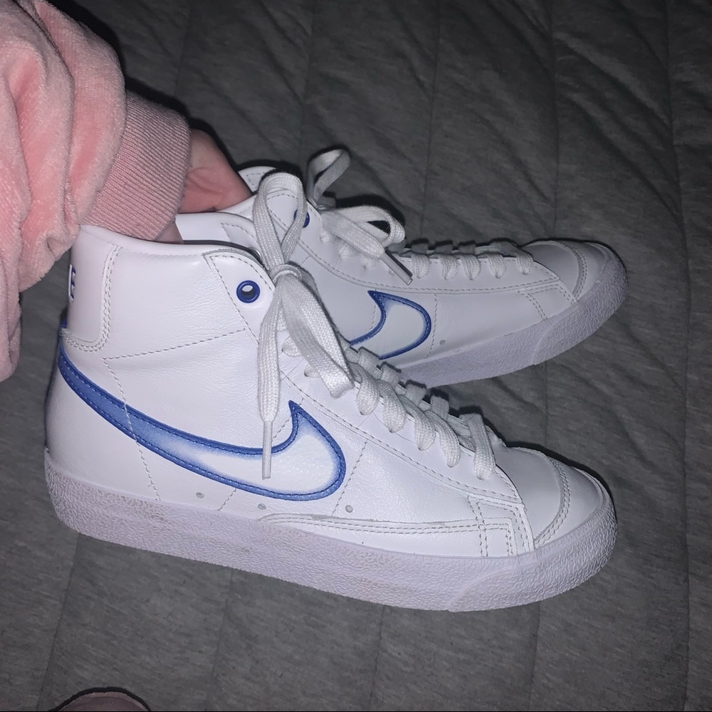 nike blue gradient blazers